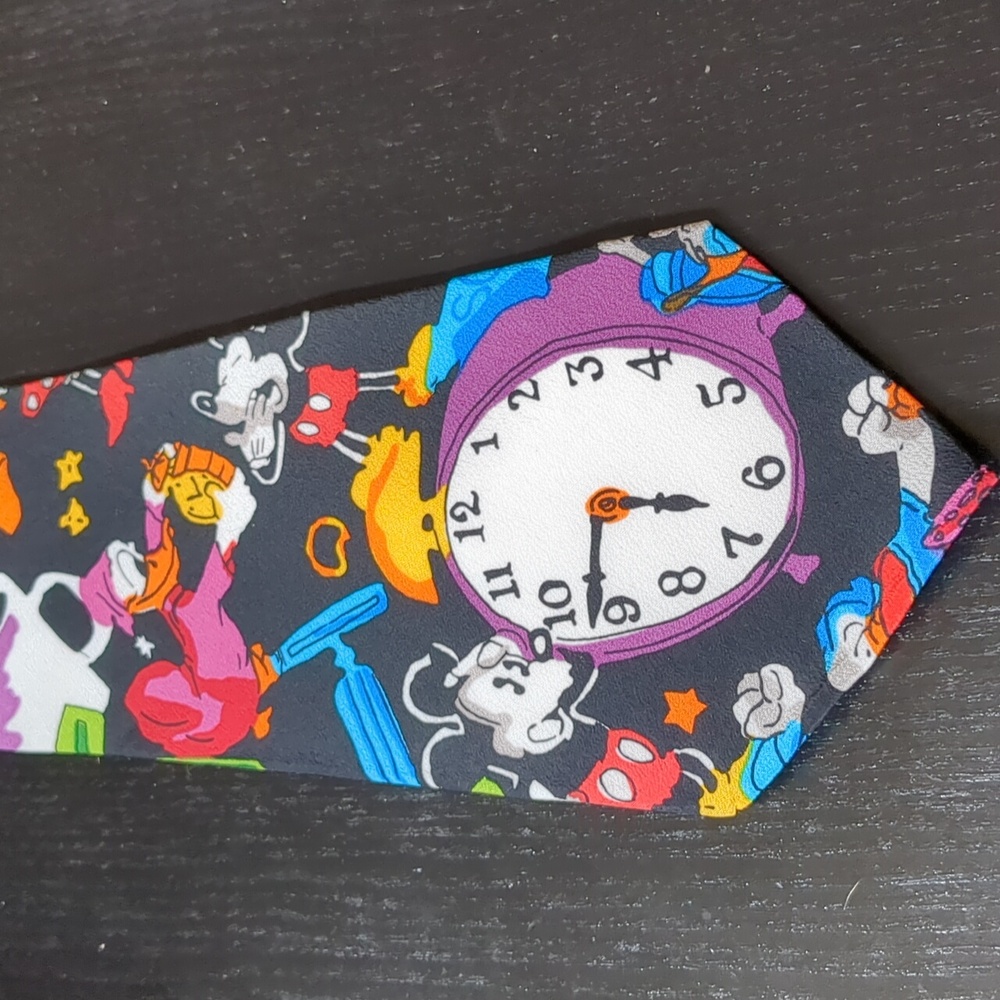 Vintage Balancine Disney The Tie Works w/ Mickey, Minnie, & Donald Duck